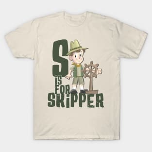 S is for Skipper (Boy Skipper) T-Shirt